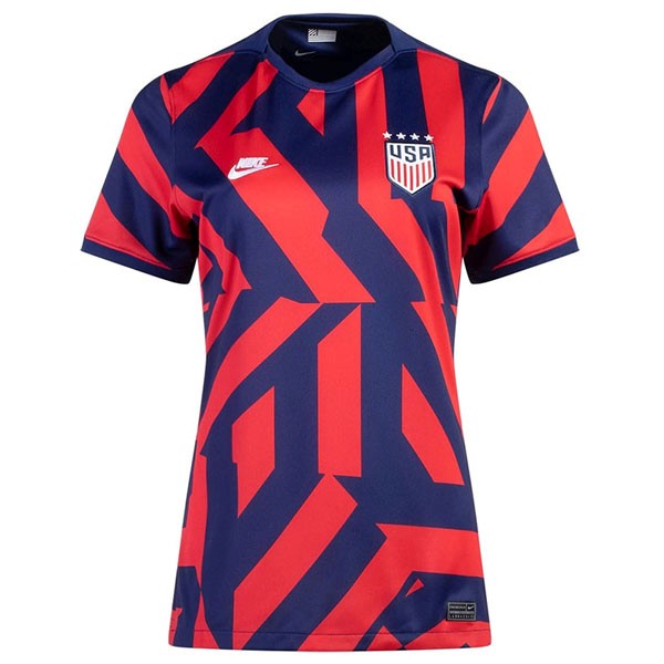 Camiseta Estados Unidos Replica Segunda Ropa Mujer 2022 Rojo